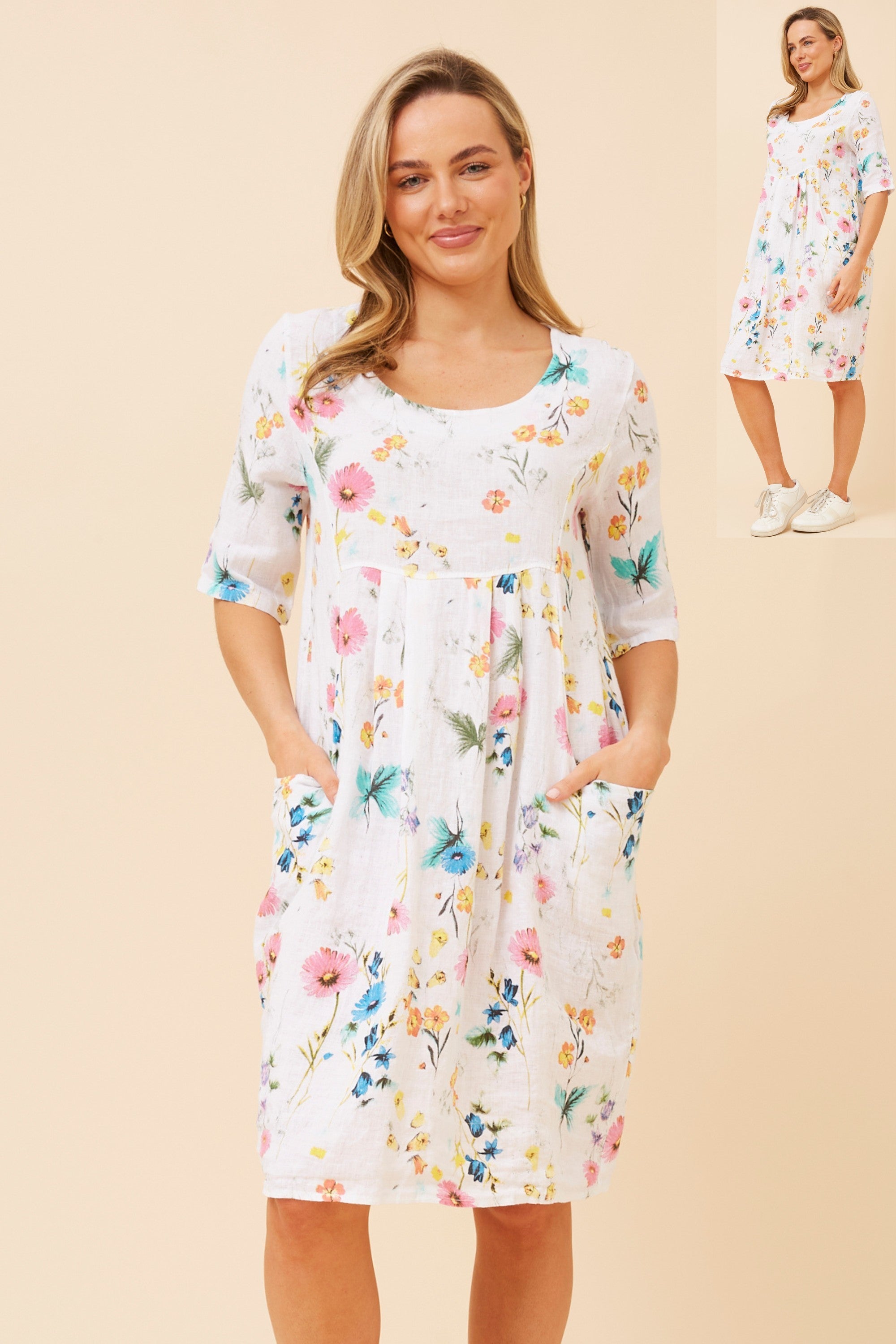 Melody Linen Dress
