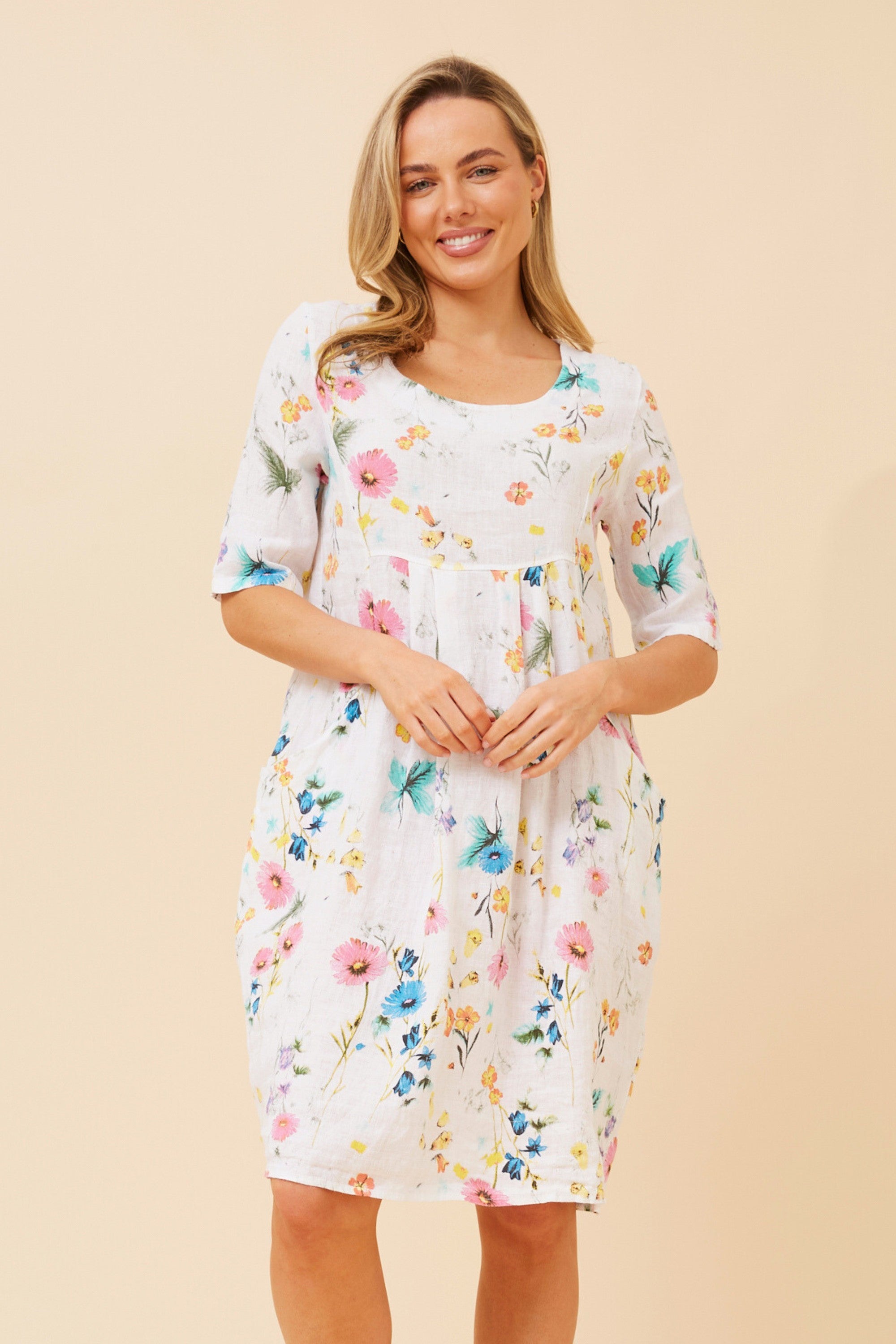 Melody Linen Dress